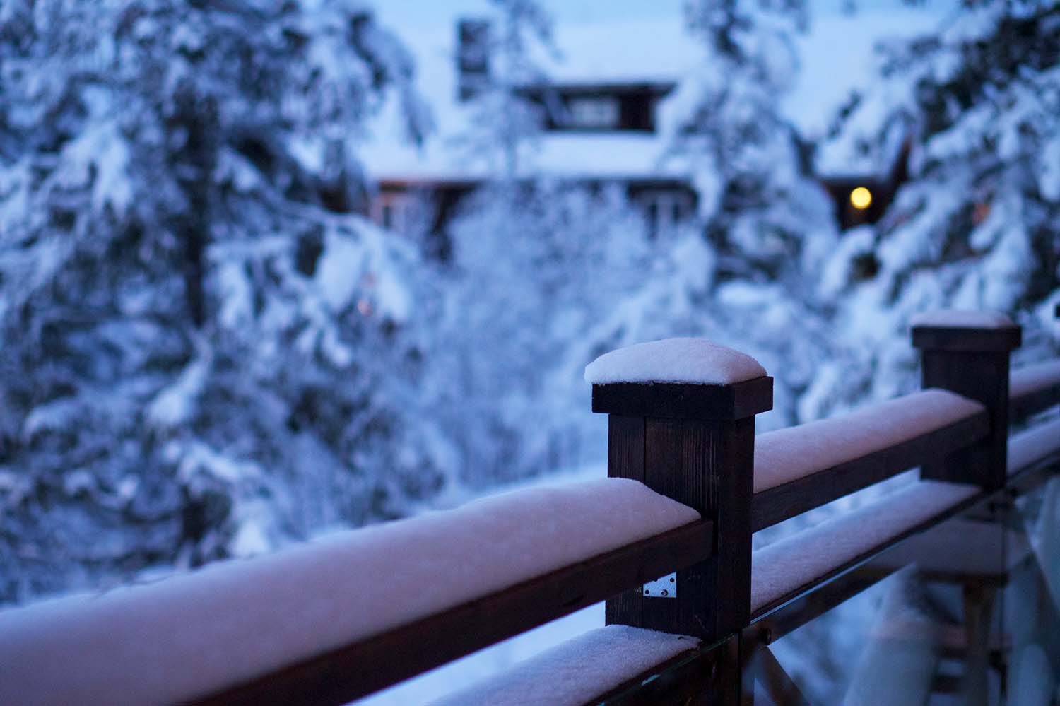 GOD JUL från ett snöigt Åre Björnen