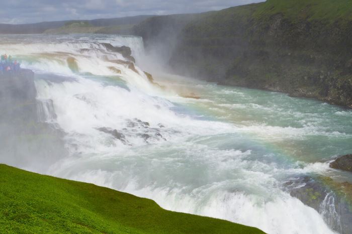 Gullfoss vattenfall på Island
