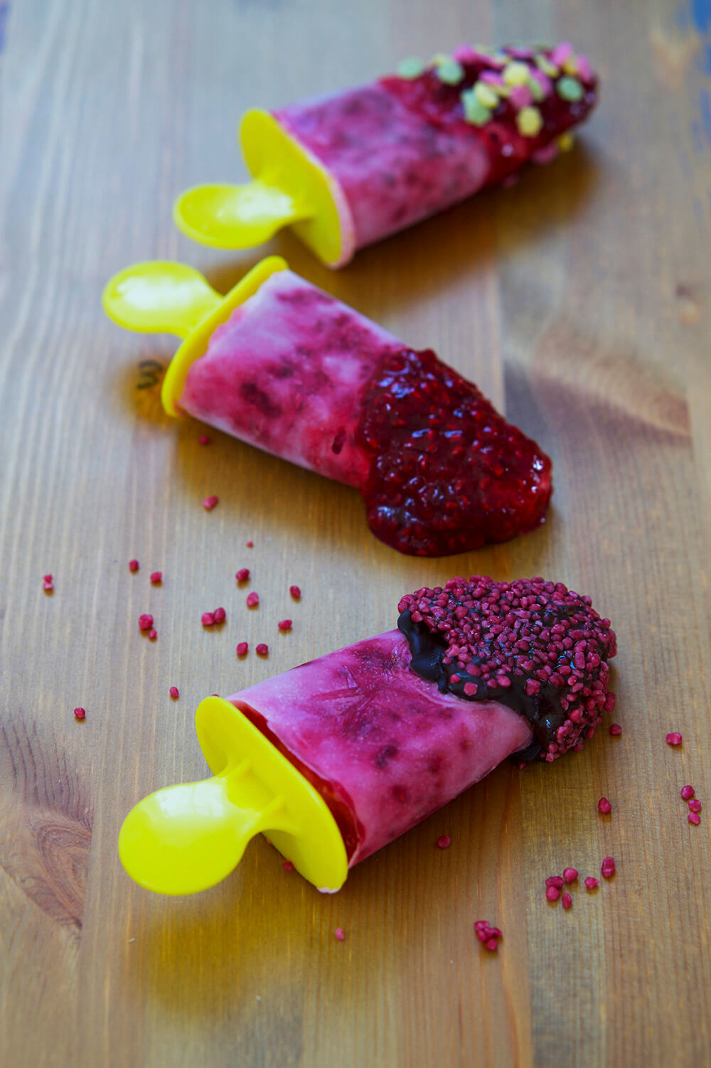 Hallonglass för barn - enkelt att göra själv