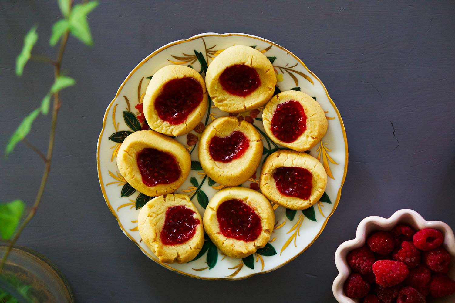 Hallongrottor recept
