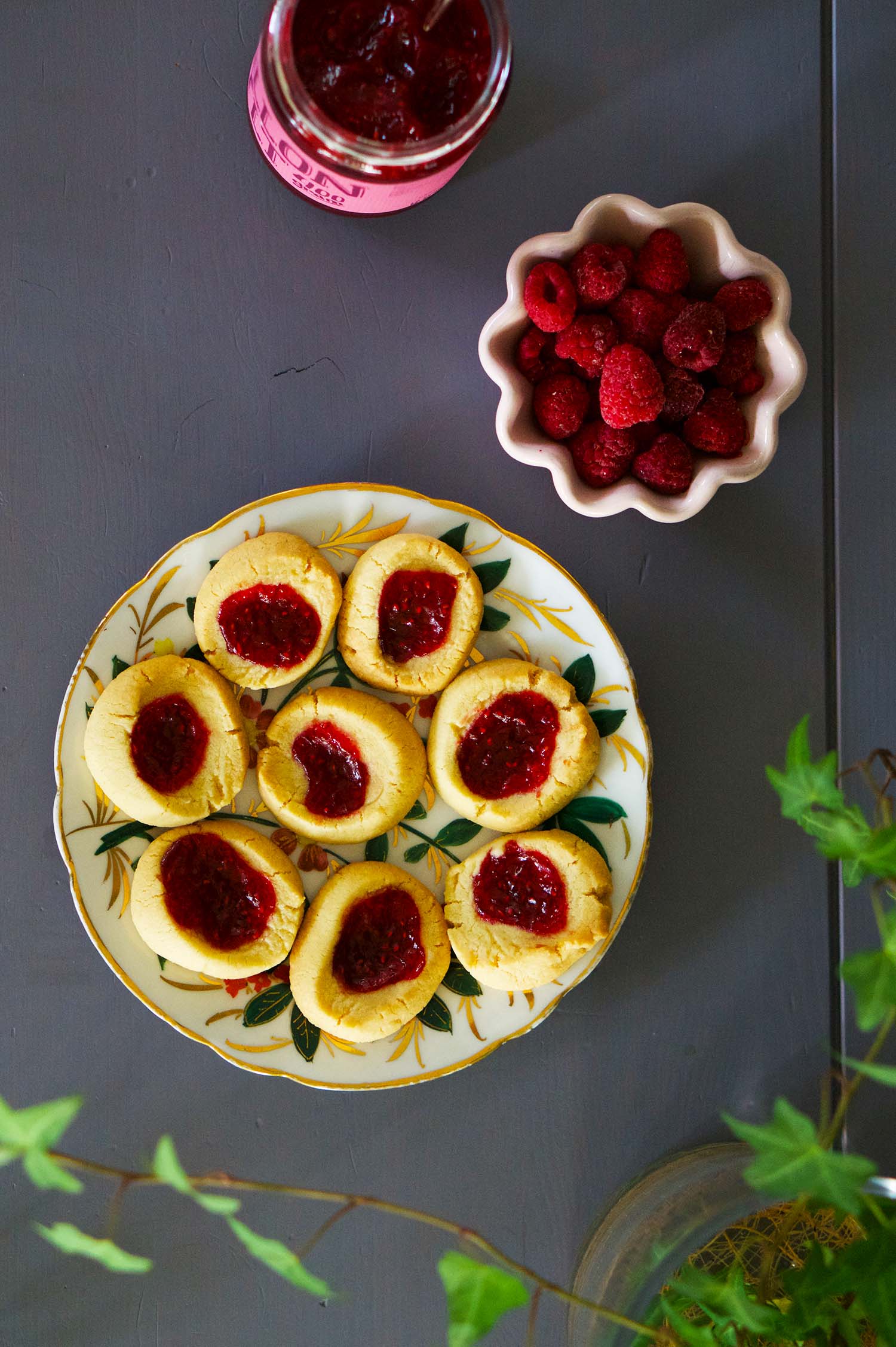 Hallongrottor recept