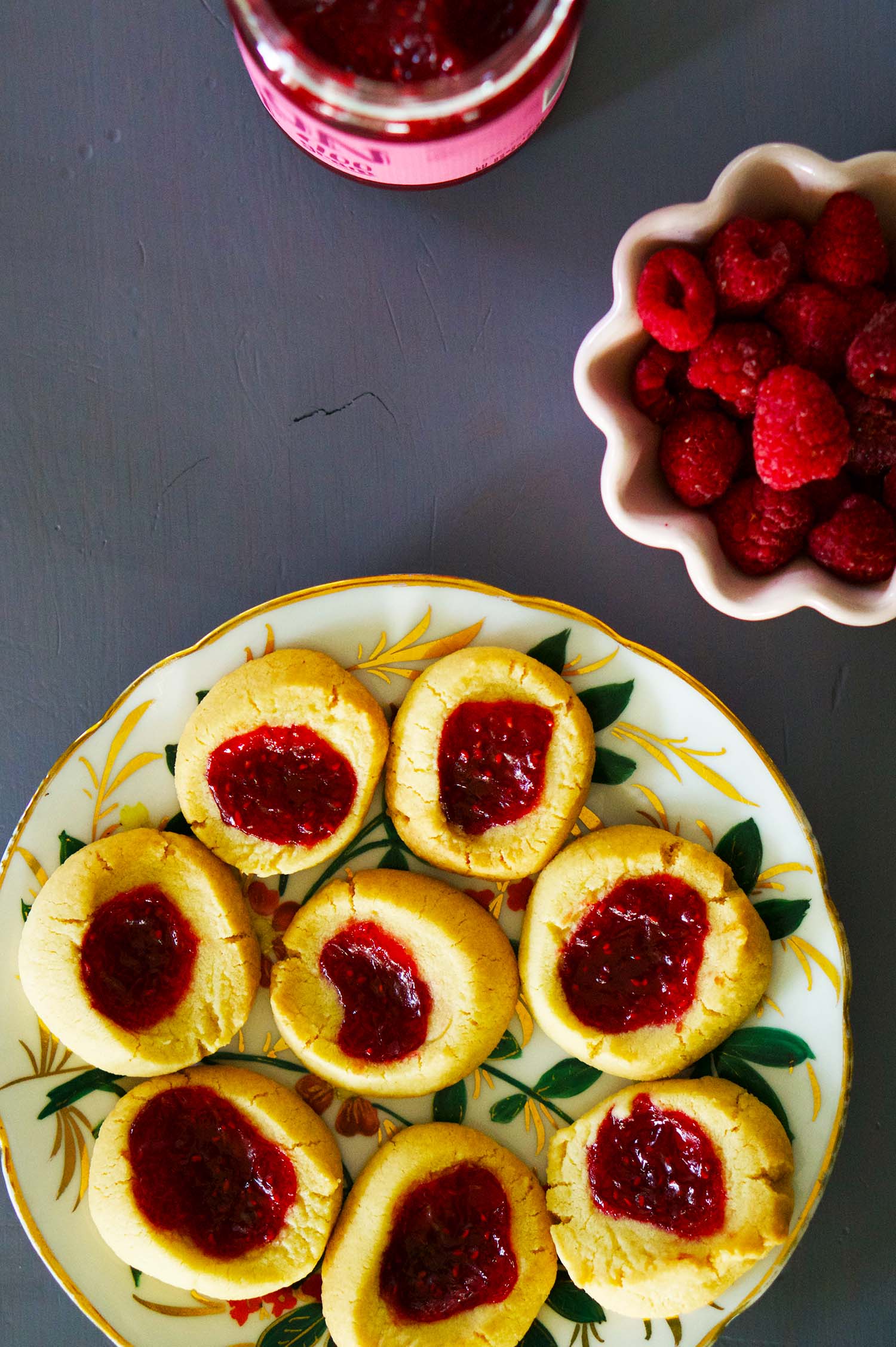 Hallongrottor recept