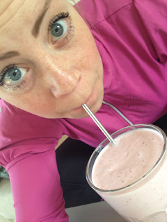 hallonsmoothie - Hallonsmoothie