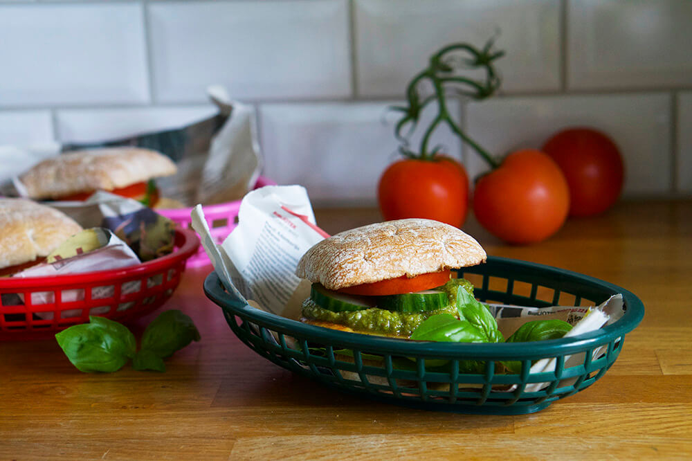 Hemmagjord halloumiburgare