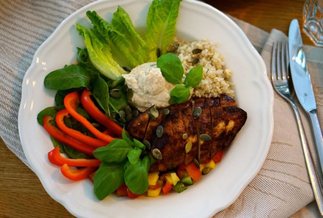 Hälsotallrik med Quorn