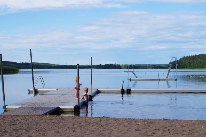 badstrand Ekillabadet