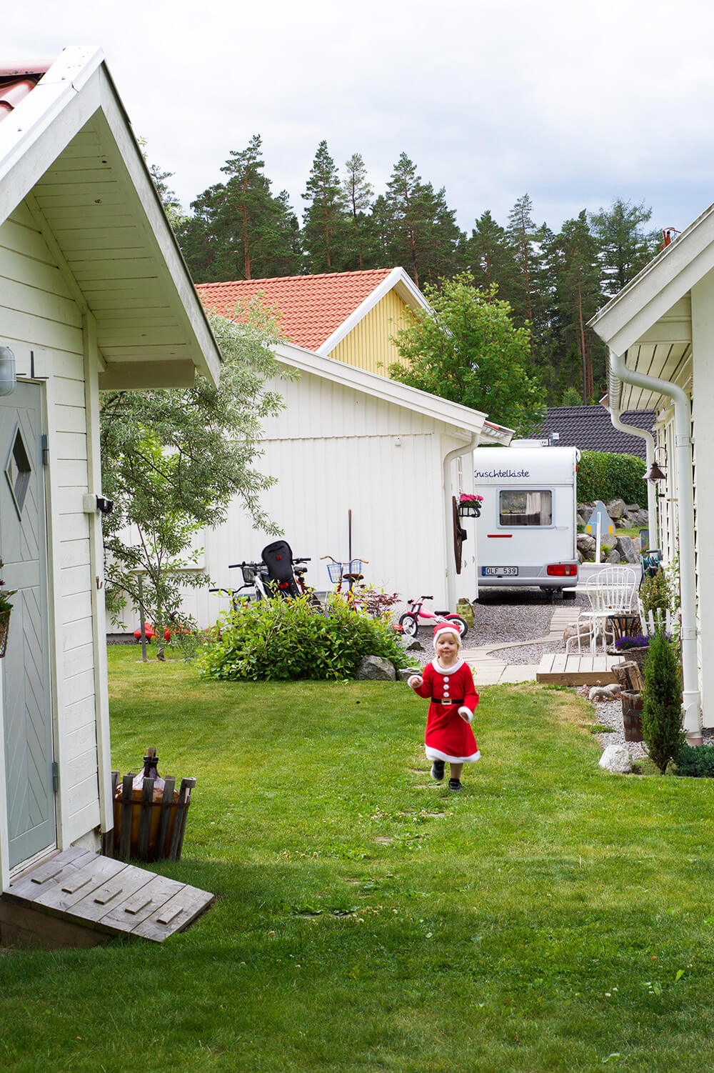 tomte i trädgården
