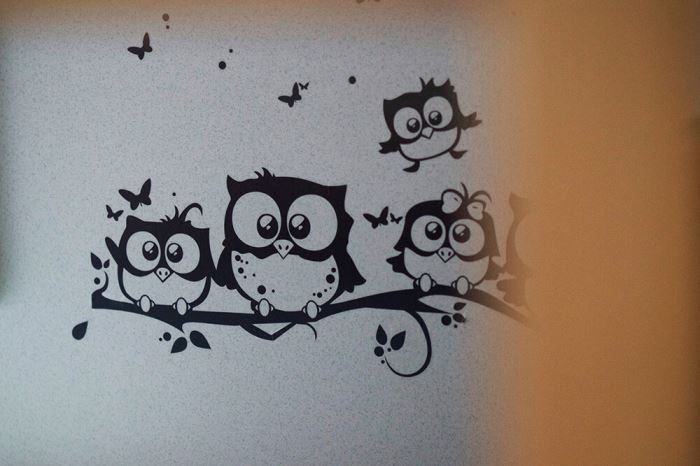 Vår husvagn invändigt