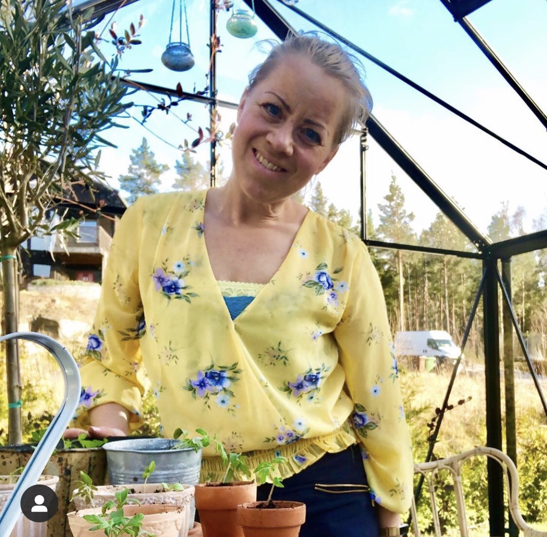 Karin i växthuset