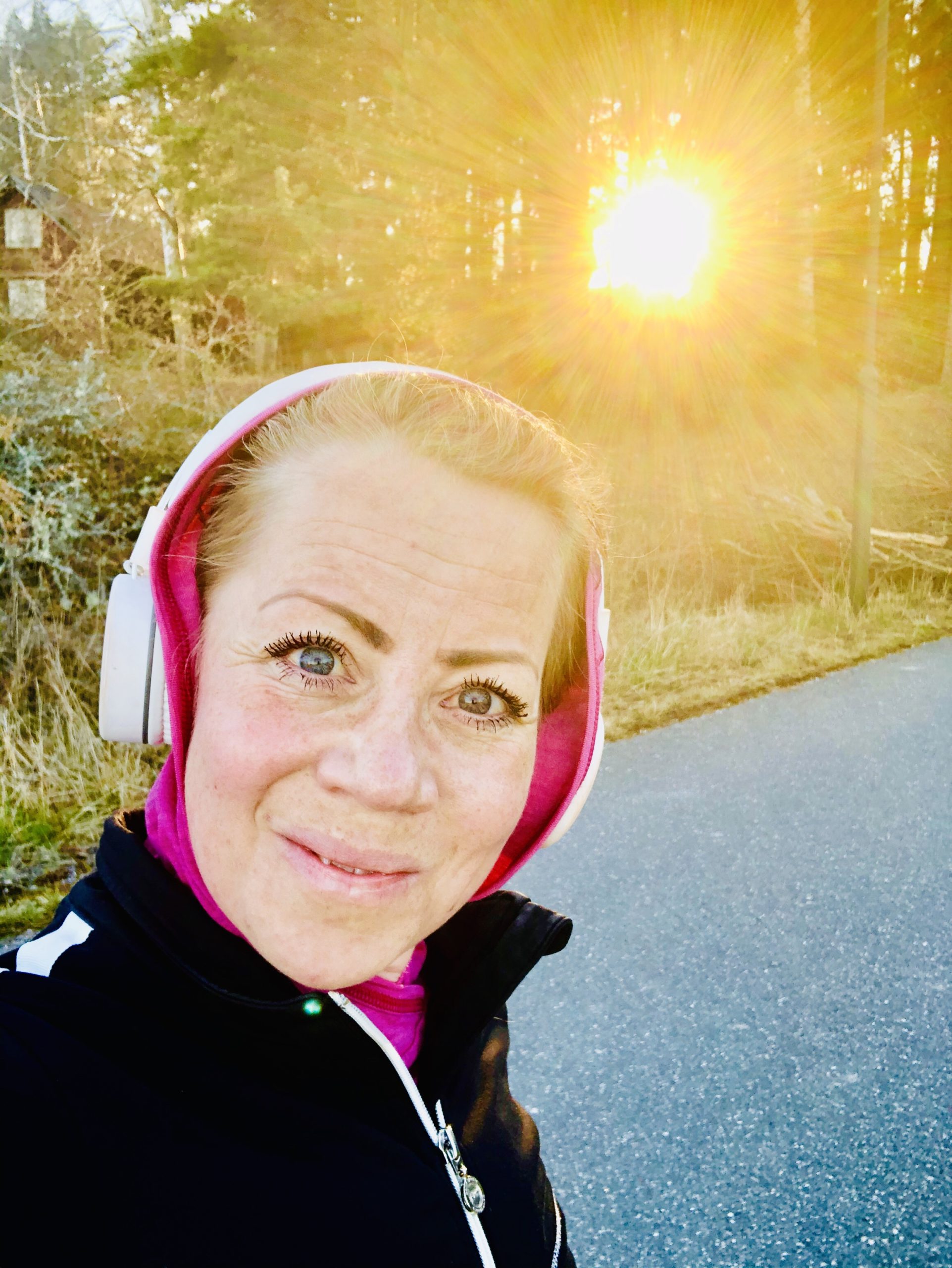 löpning tidig vårmorgon