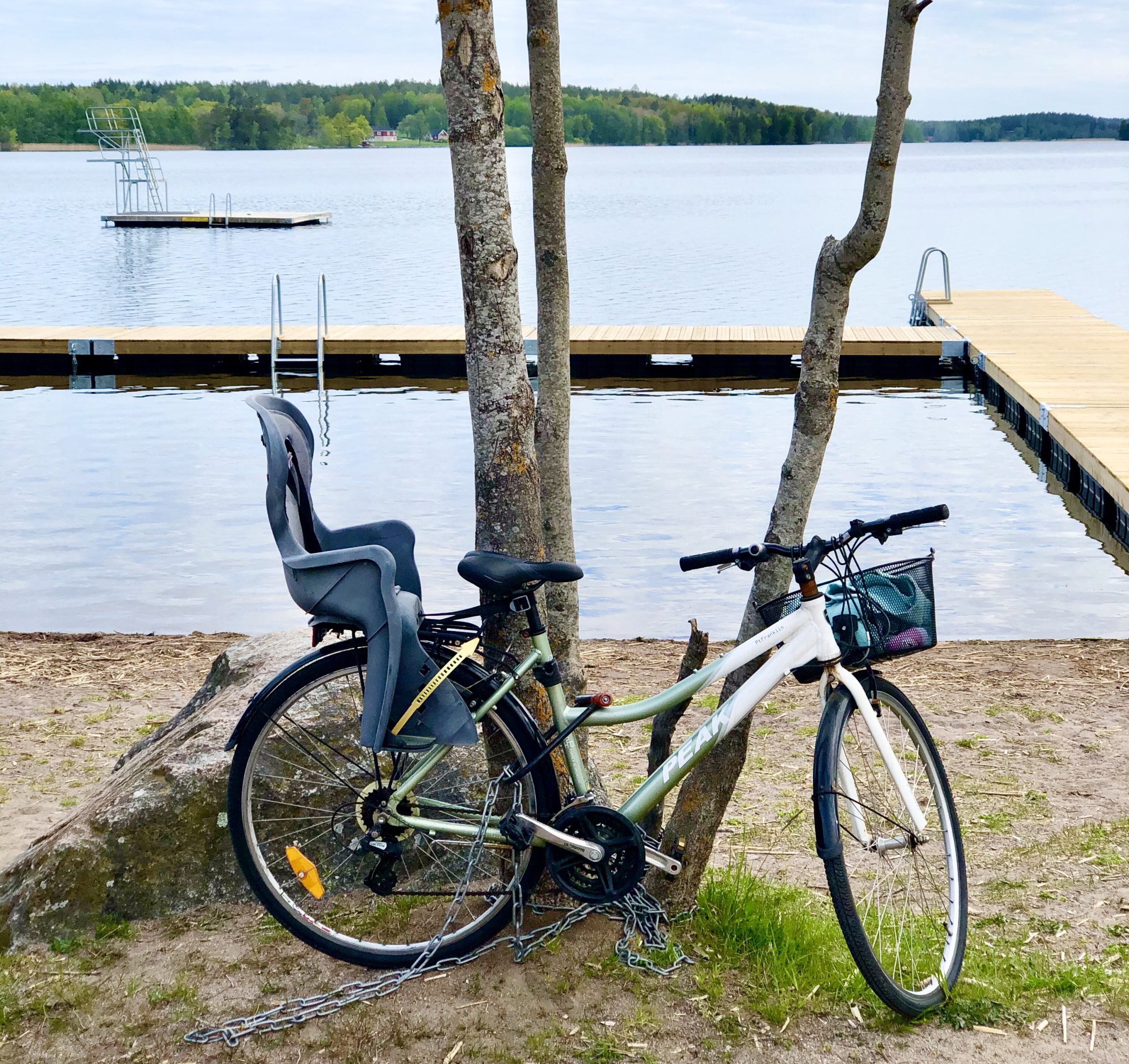 Cykeln vid stranden