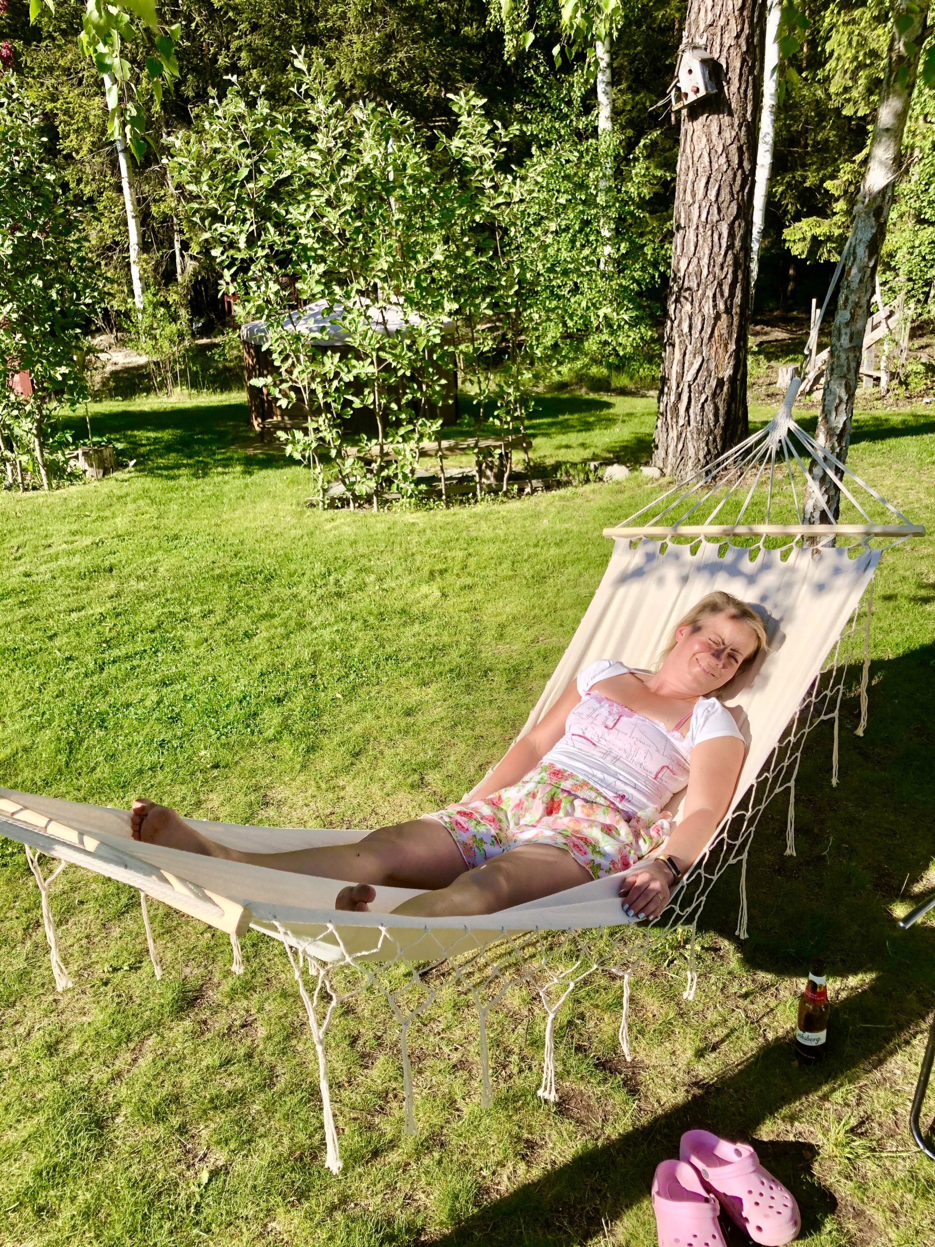 Hängmatta på morsdag