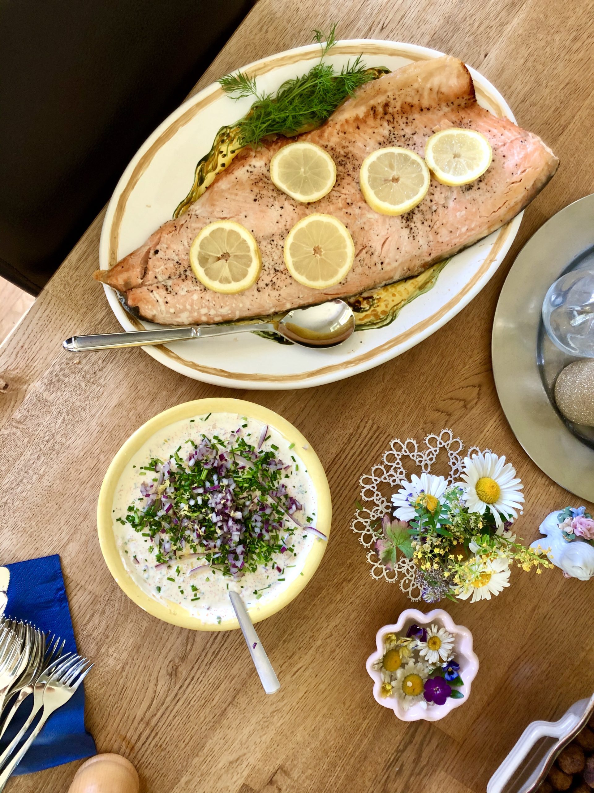 Lax till midsommarlunchen