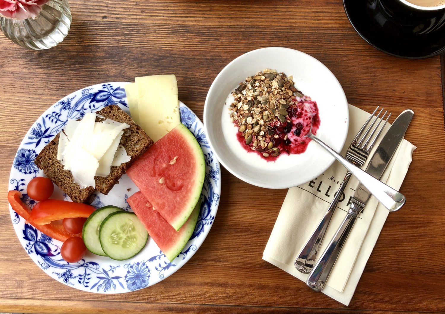 Frukost på hotell Belora i Göteborg