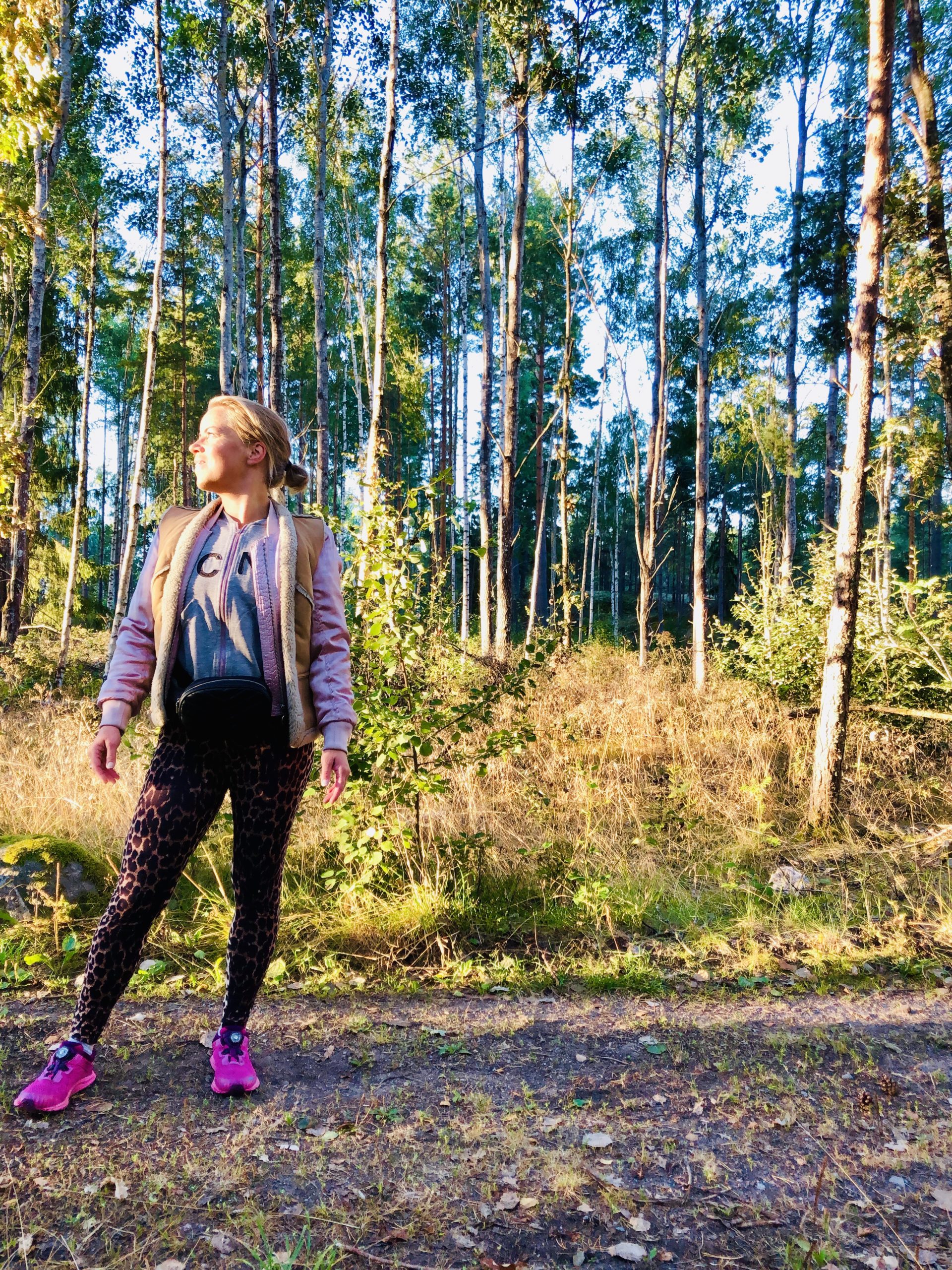 Morgonpromenad i augusti