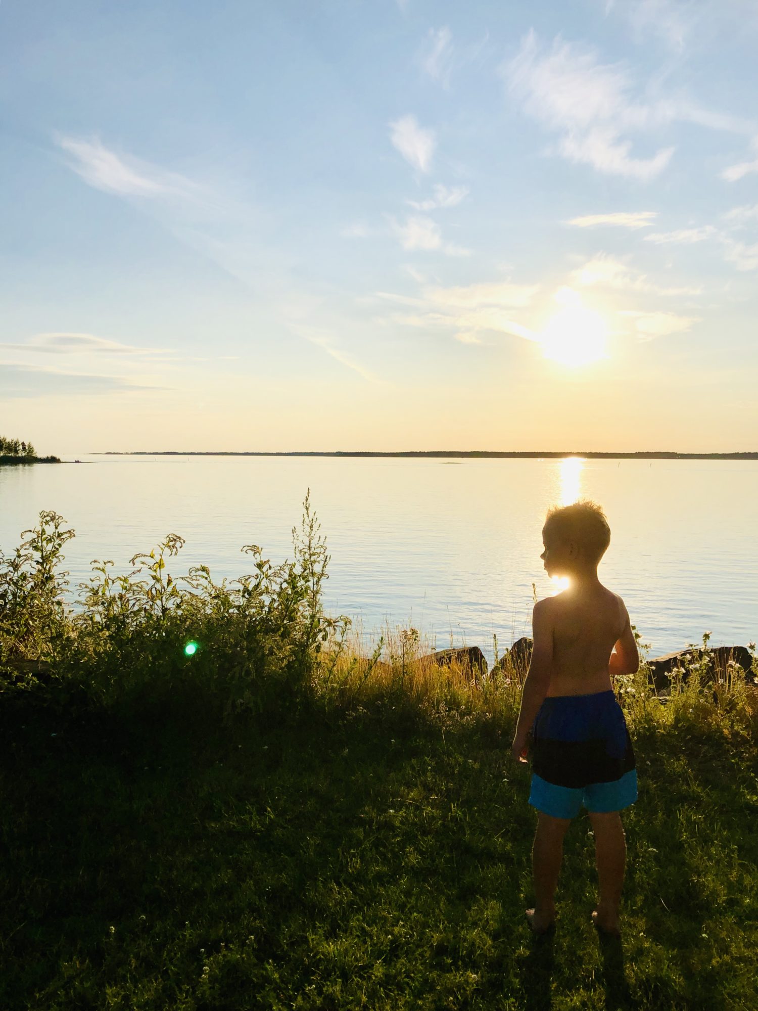 solnedgång sommar