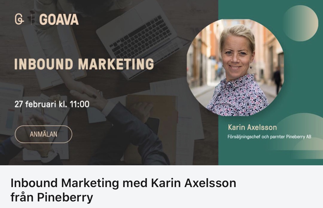 Karin Axelsson - Inbound Marketing