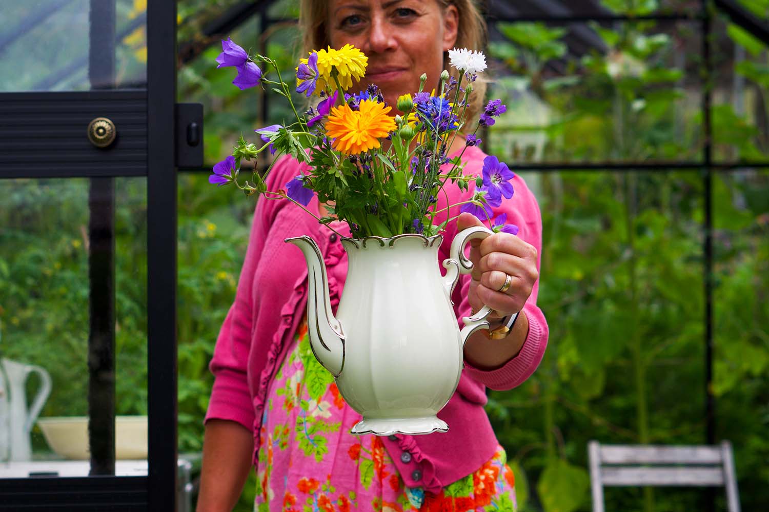 Karins namnsdag och en fin bukett