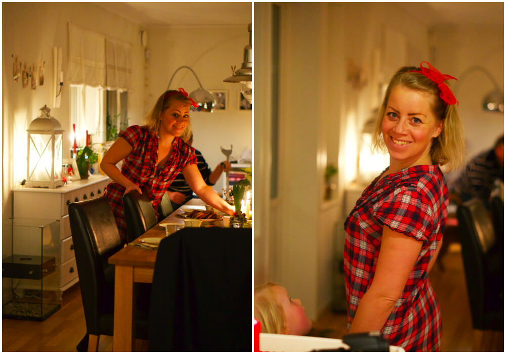 Julafton 2017 hemma hos oss