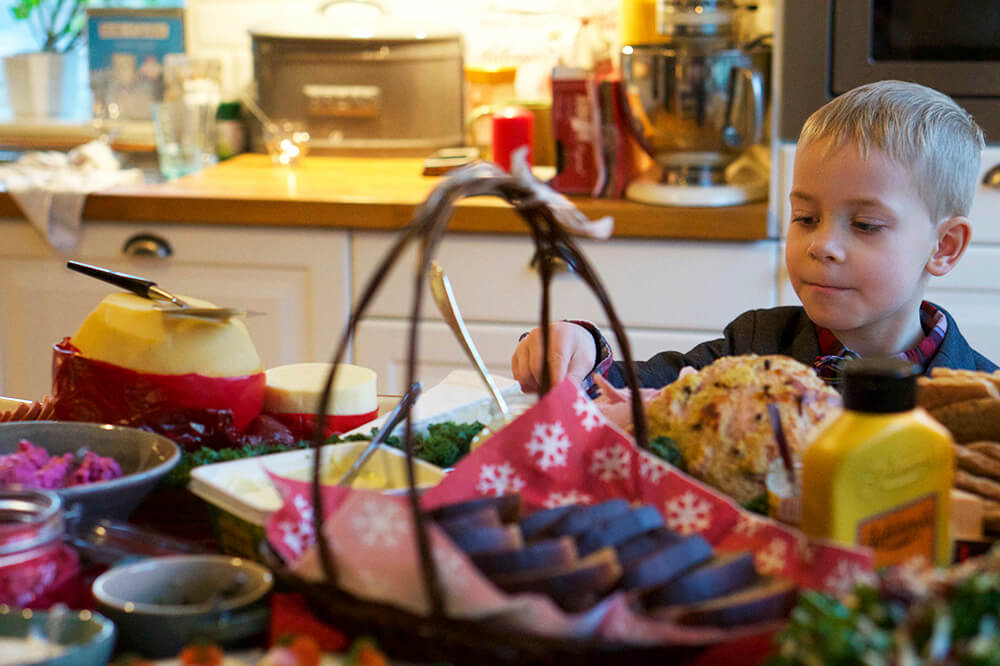 Julafton 2017 hemma hos oss