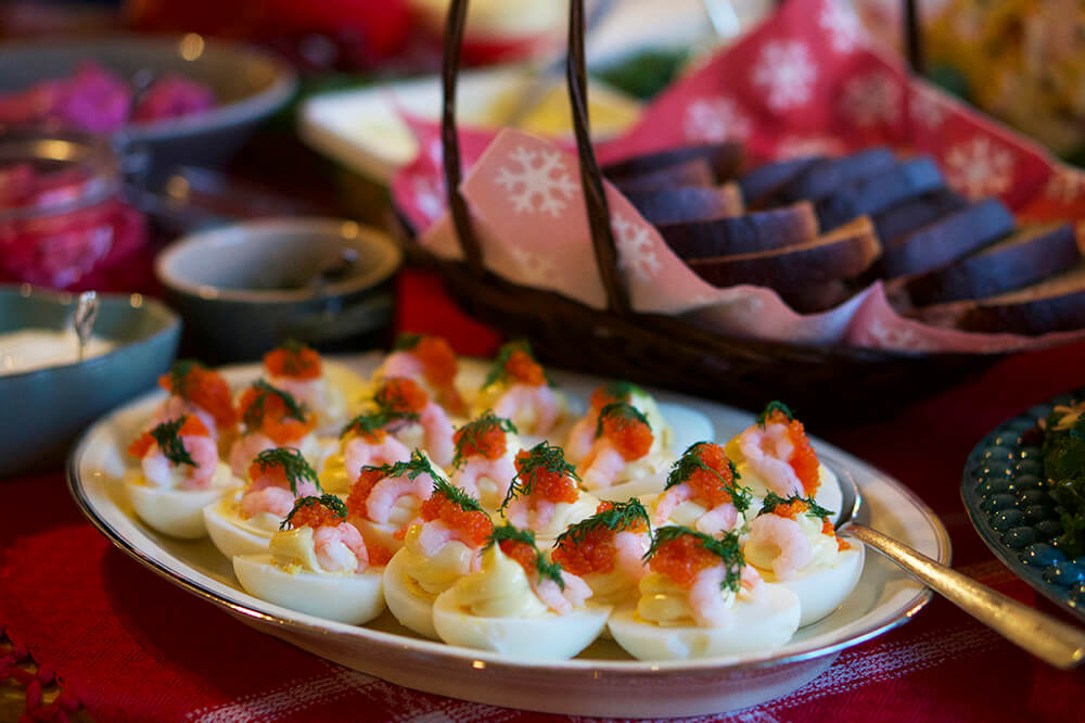 Julafton 2017 hemma hos oss