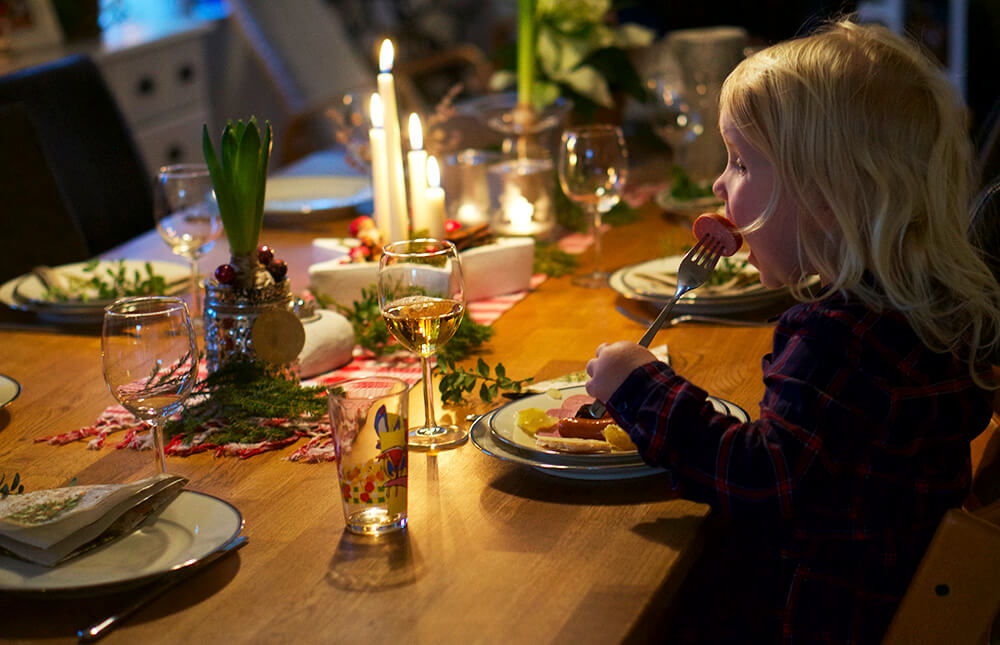 Julafton 2017 hemma hos oss