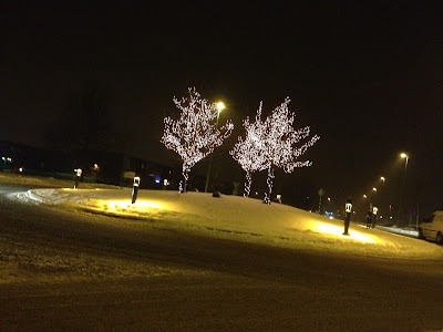 julbelysning - Avbokad träning