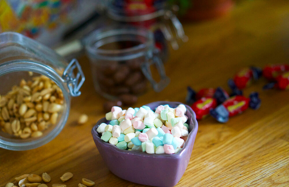 Ingredienser till Rocky Road