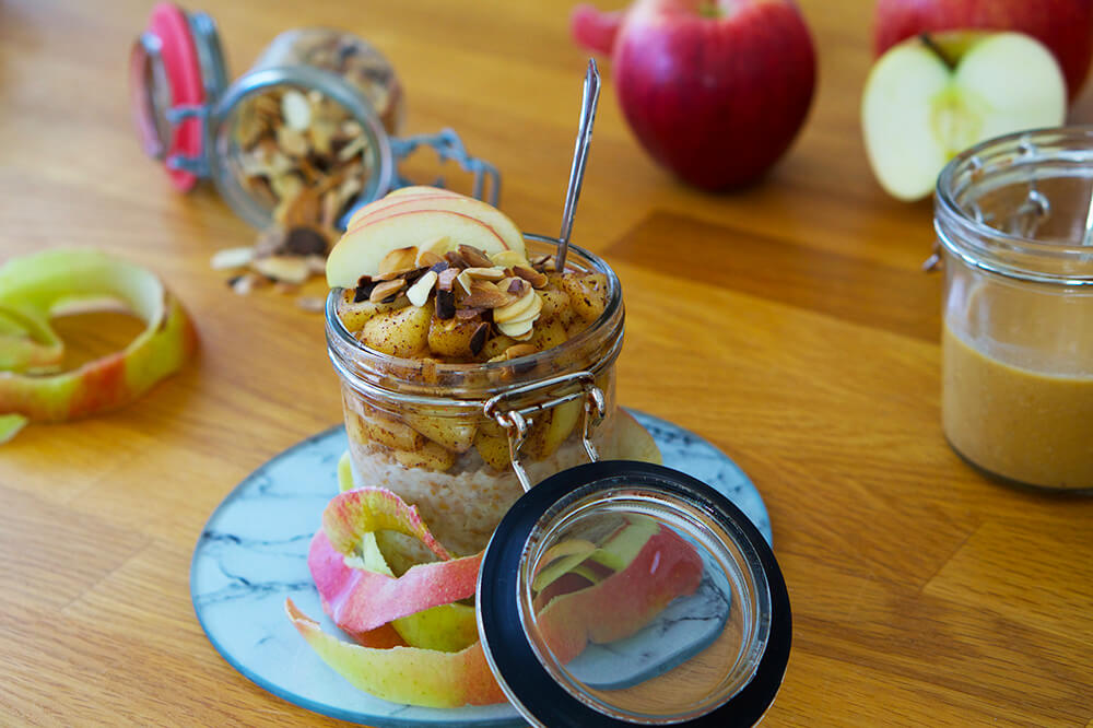 kall-grot-apple-och-kanel-4 - Kall gröt med äpple och kanel - en ljuvlig frukost på burk