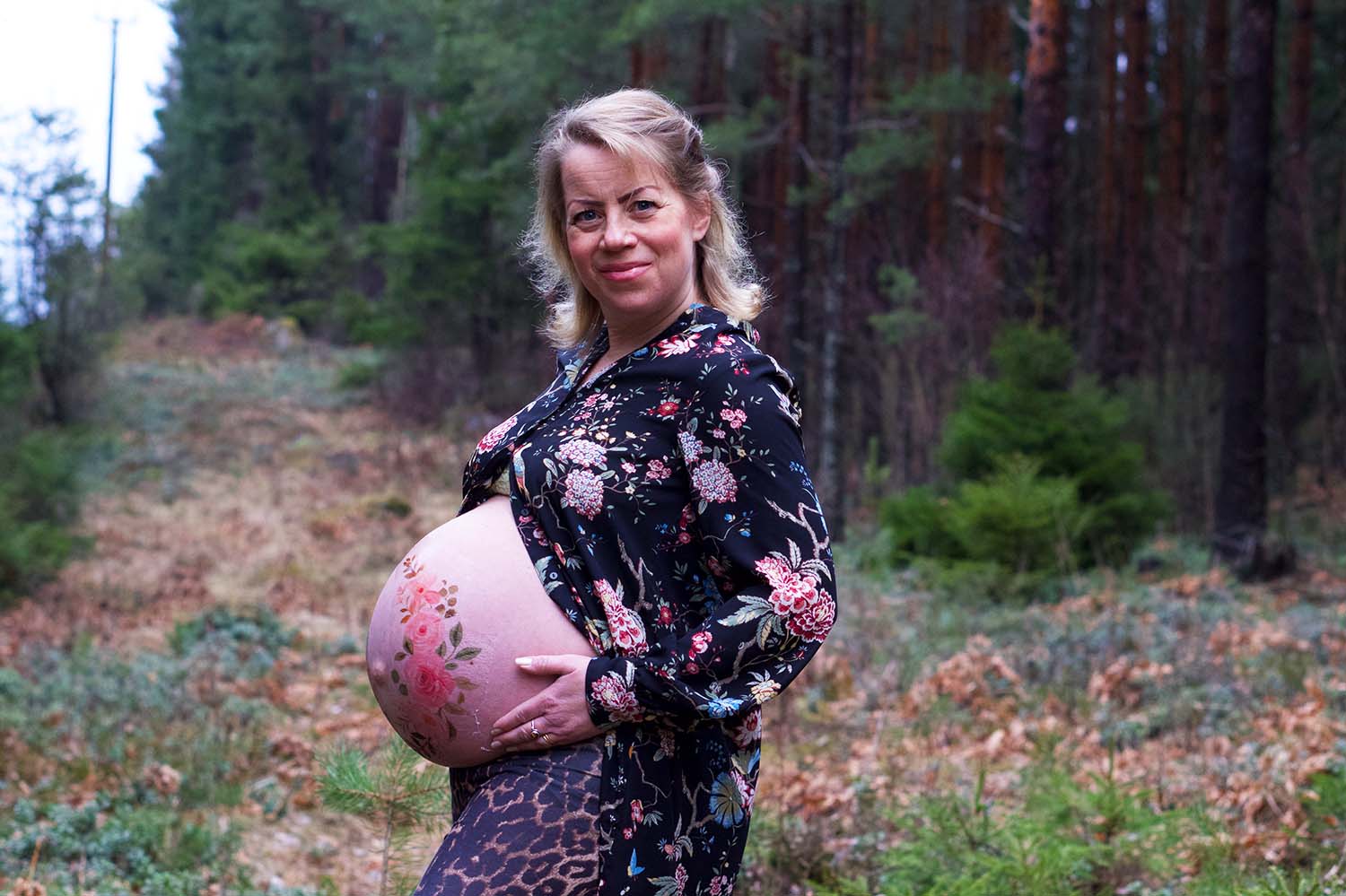 Karin Axelsson gravid vecka 34+3