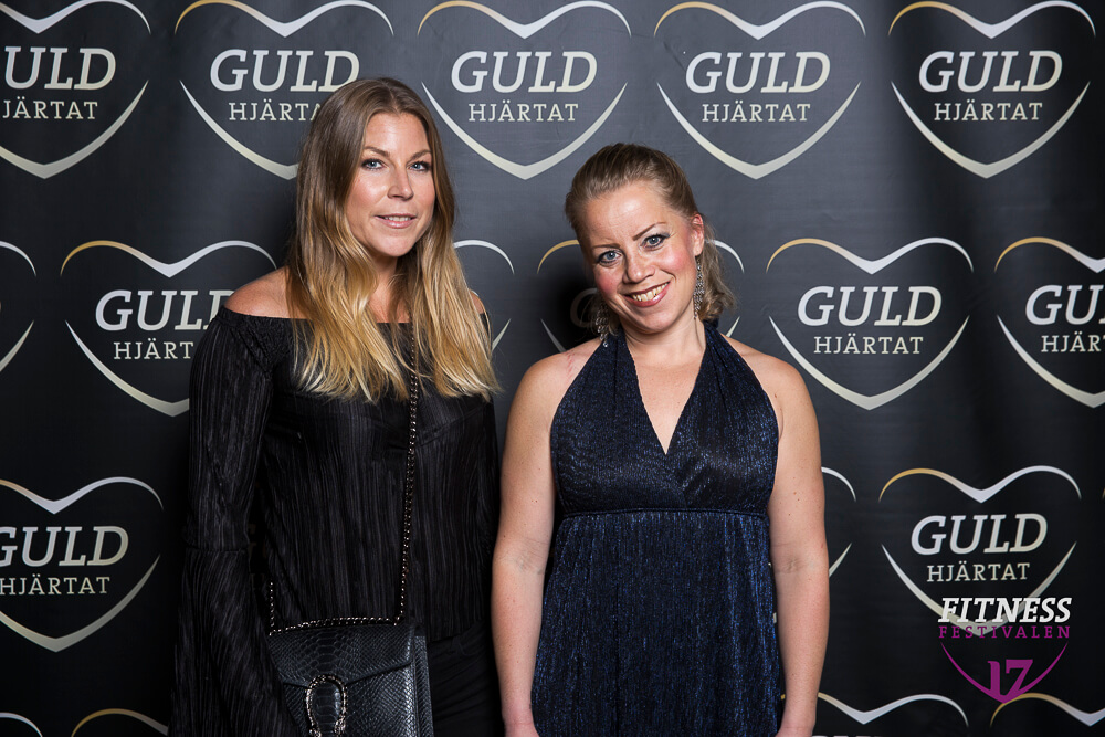 Karin Rahm och Karin Axelsson på Guldhjärtat 2017