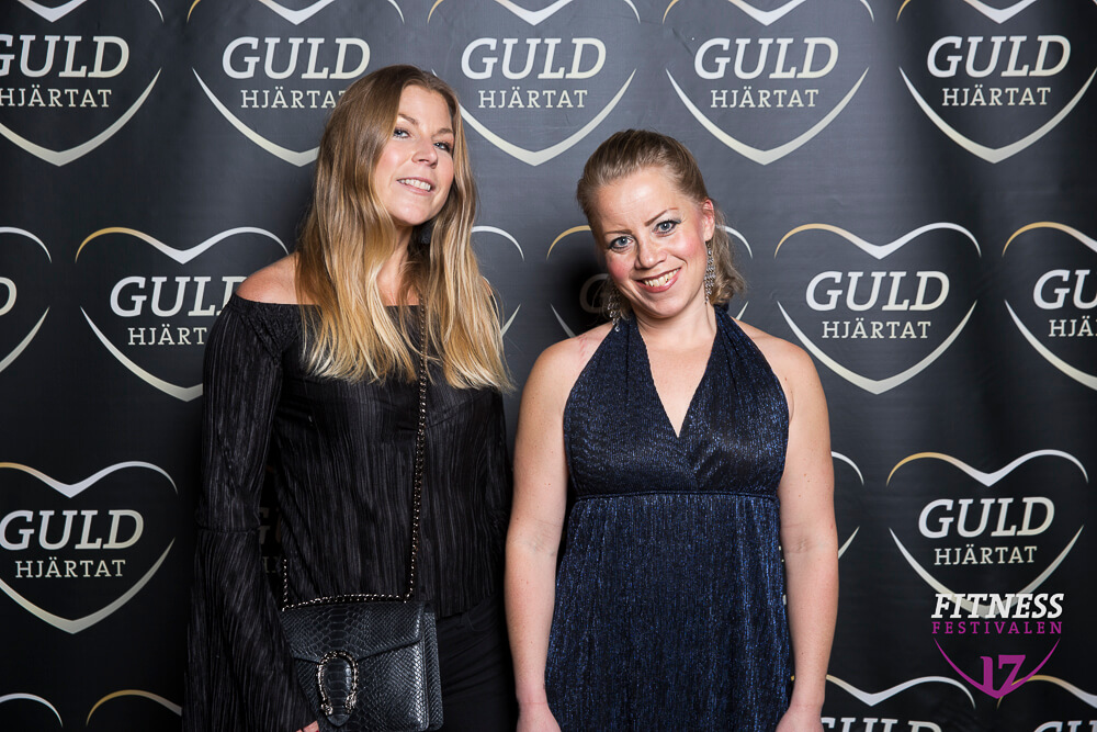 Karin Rahm och Karin Axelsson på Guldhjärtat 2017