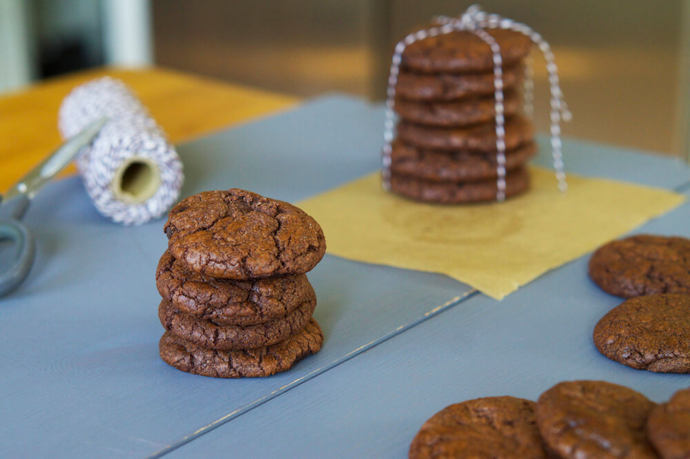 Chokladiga kladdkakekakor recept