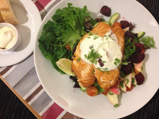 laxsallad -