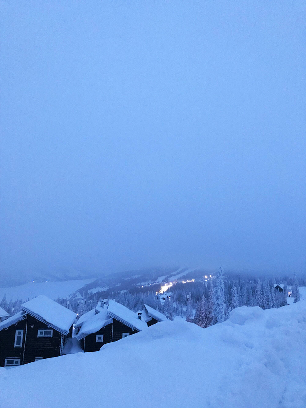 Åre Björnen vinterlöpning i backen