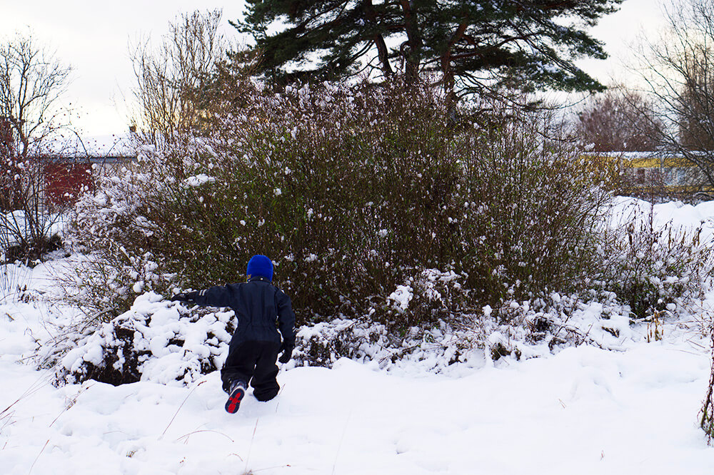 En fin lucia med snö