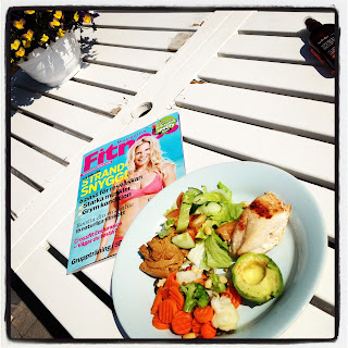 lunch-2 - Kycklingsallad med hummus