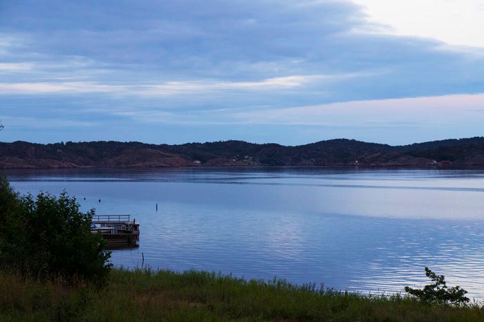 Utsikt över havet i Lysekil