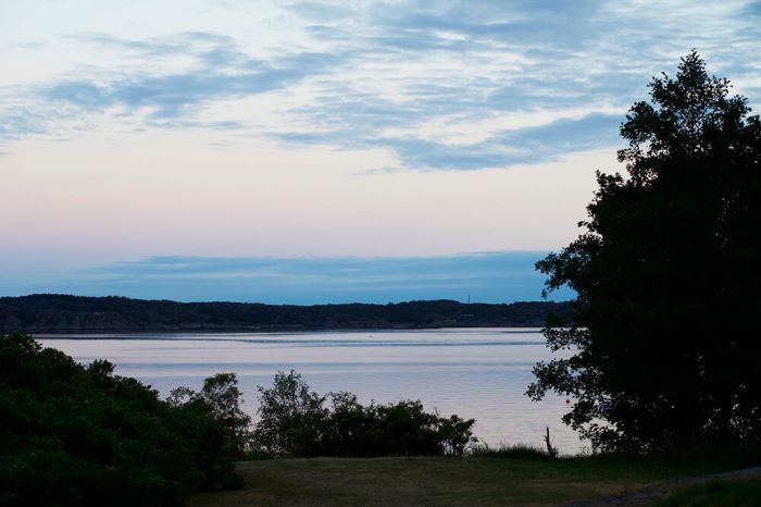 Utsikt över havet i Lysekil