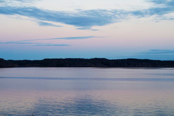 Utsikt över havet i Lysekil