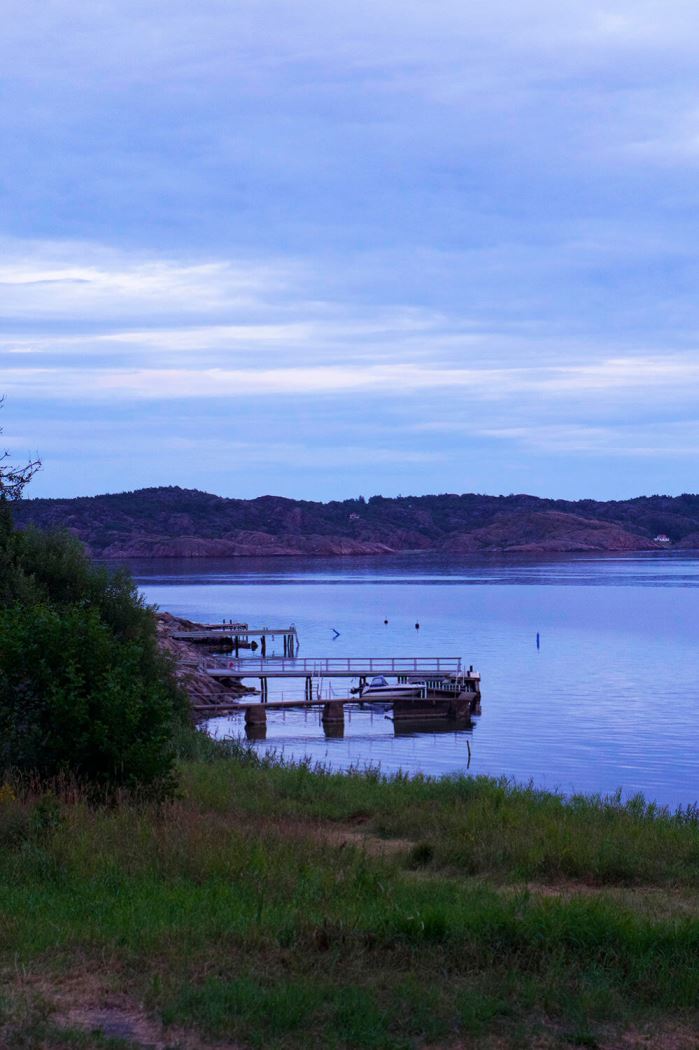 Utsikt över havet i Lysekil