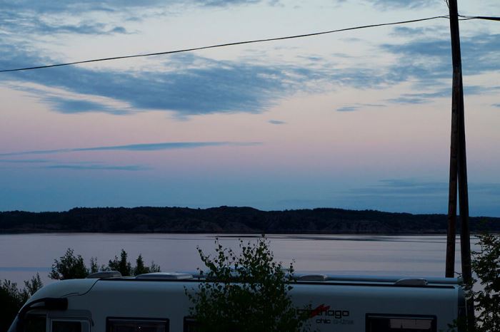Utsikt över havet i Lysekil