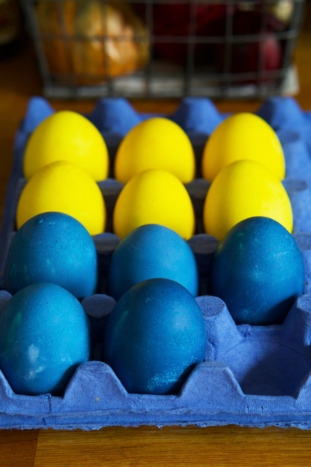 färga ägg naturligt