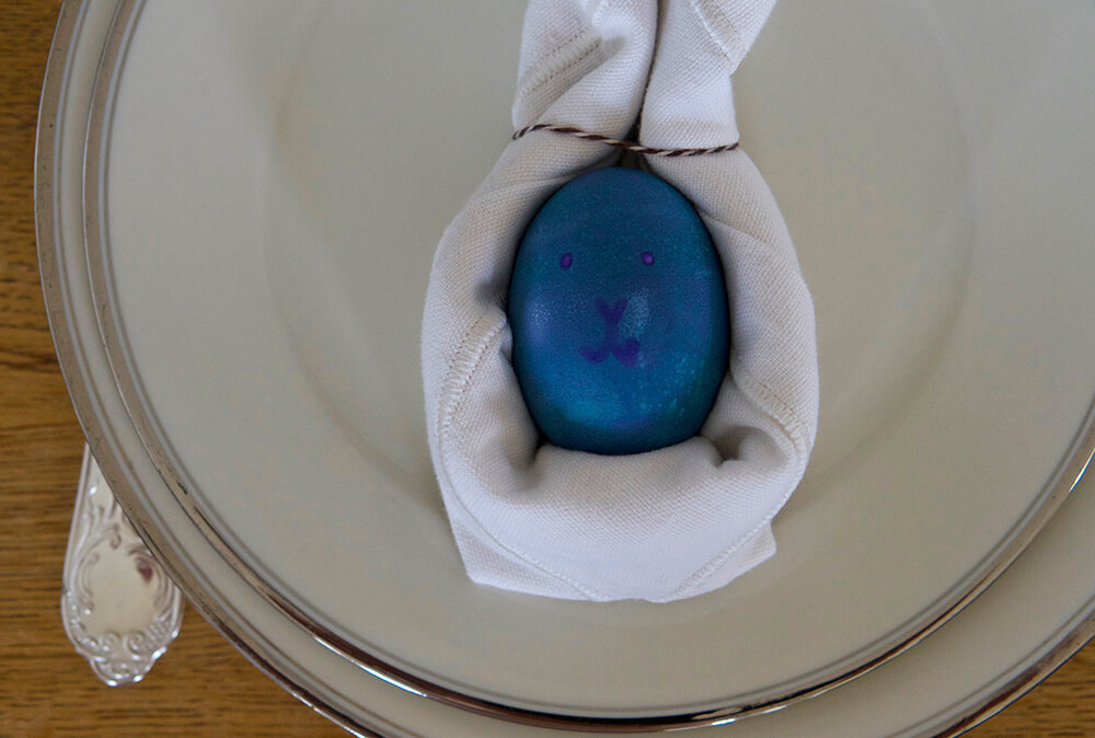 färga ägg naturligt