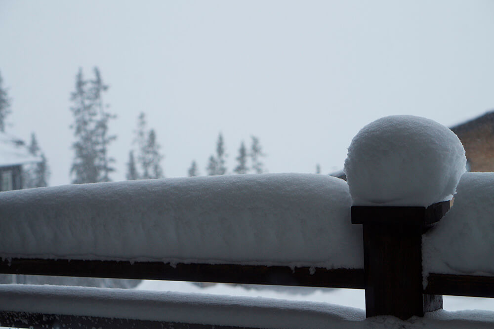 Fullt med snö i Åre