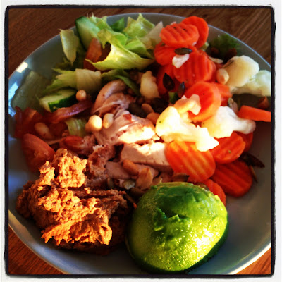 middag-Kyckling-och-hummus - Mina vardagsmiddagar