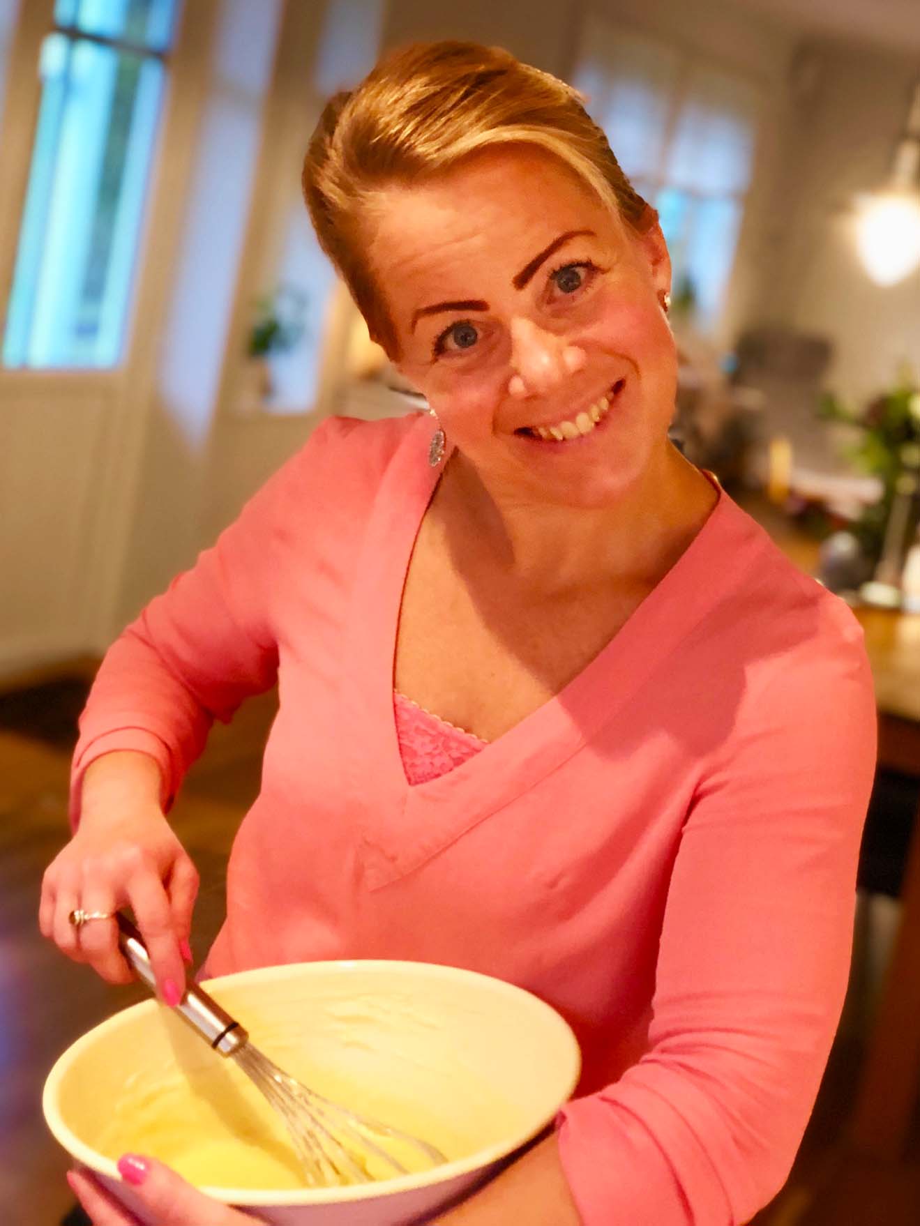 Bakning med dottern