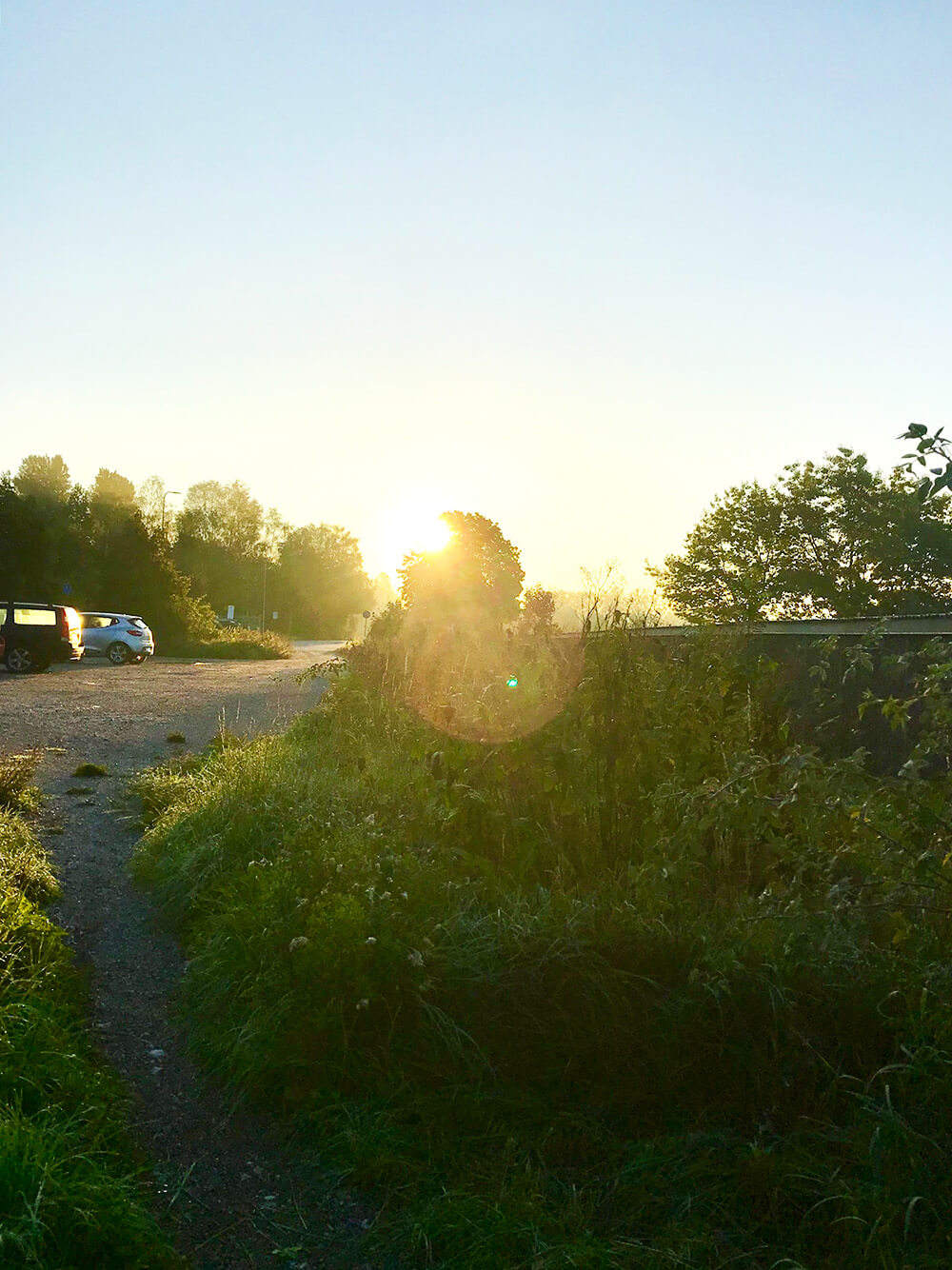 En vacker morgon i september