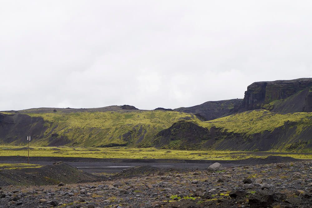 Mýrdalsjökull glaciär på Island