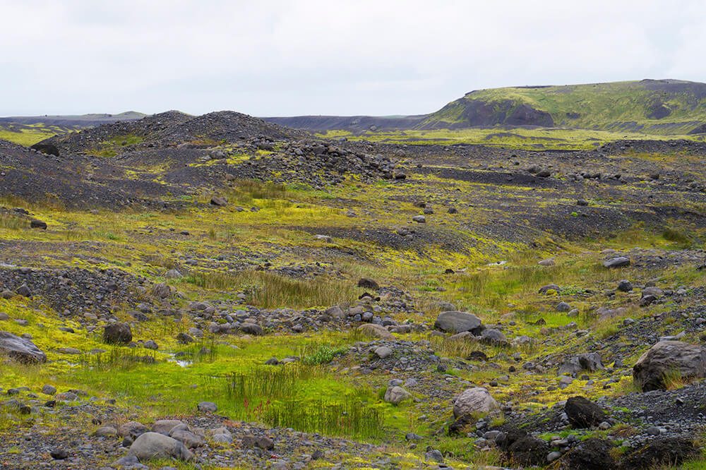 Mýrdalsjökull glaciär på Island